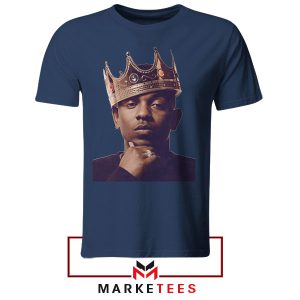 The King And The Legend Kendrick Lamar Navy Tshirt