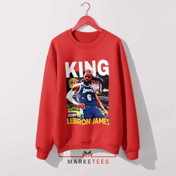 The King of LA New Edition Red Sweatshirt