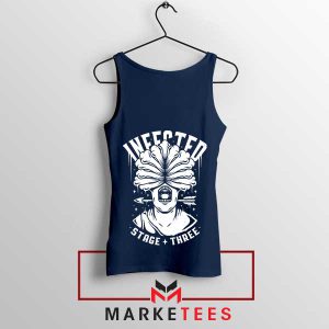 The Last of Clickers Infected Navy Tank Top