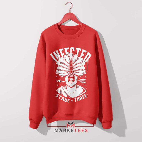 The Last of Clickers Infected Red Sweatshirt