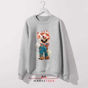 The Last of Mario Clicker Grey Sweatshirt