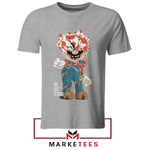 The Last of Mario Clicker Grey Tshirt