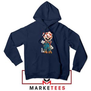 The Last of Mario Clicker Navy Hoodie