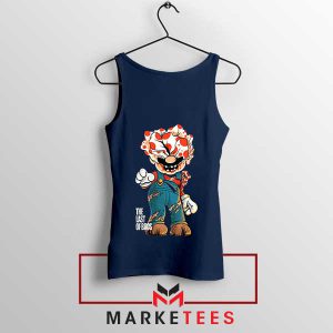 The Last of Mario Clicker Navy Tank Top