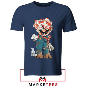 The Last of Mario Clicker Navy Tshirt