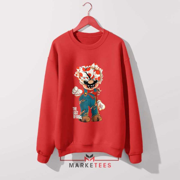 The Last of Mario Clicker Red Sweatshirt