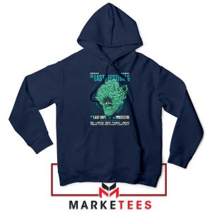 The Last of Us Clicker Attack Navy Hoodie