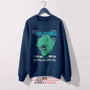 The Last of Us Clicker Attack Red Navy Sweatshirt