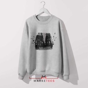 The Man The Killers Song Quote Grey Sweatshirt