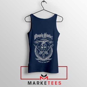 The Mandalorian Sabbath 3 Navy Tank Top