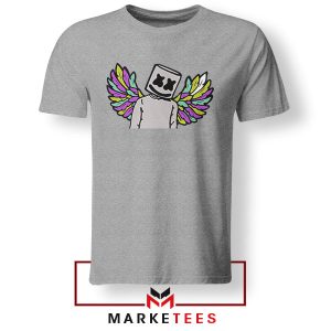 The Marshmello Face Beatmaker USA Grey Tshirt