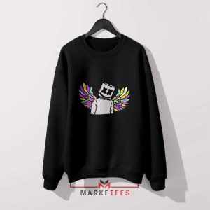 The Marshmello Face Beatmaker USA Black Sweatshirt