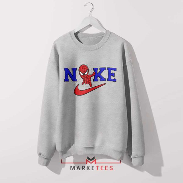 The Ultimate Hero Spider-Man Nike Grey Sweatshirt