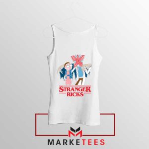 The Upside Down Rick And Morty White Tank Top