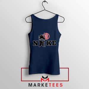 Training with Nike Goku Navy Tank Top