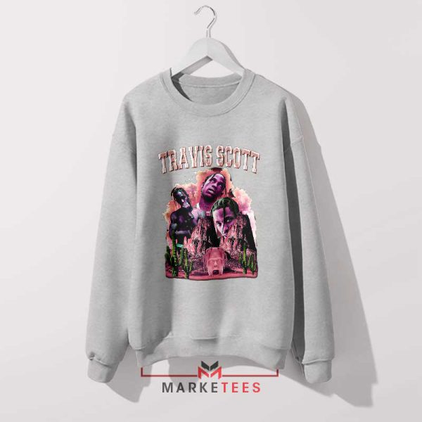 Travis Scott Fans Unite Grey Sweatshirt