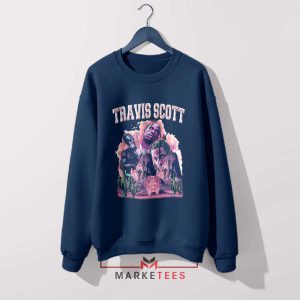 Travis Scott Fans Unite Navy Sweatshirt