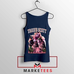 Travis Scott Fans Unite Navy Tank Top