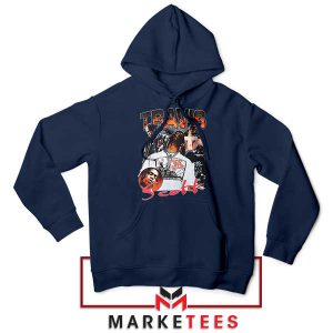 Travis Scott 'Rodeo' Graphic Navy Hoodie