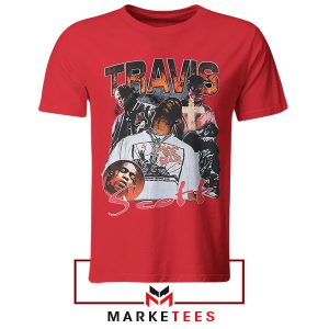 Travis Scott 'Rodeo' Graphic Red Tshirt