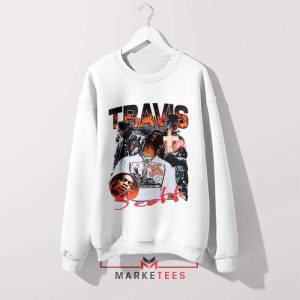 Travis Scott 'Rodeo' Graphic White Sweatshirt