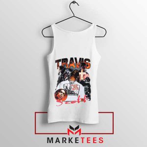 Travis Scott 'Rodeo' Graphic White Tank Top