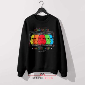 Trooping In Style Rainbow Star Wars Sweatshirt