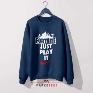 Victory Royale Just Play It Navy Sweatshirt