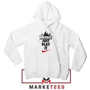 Victory Royale Just Play It White Hoodie