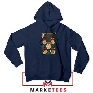 Vintage Comic Hawkins AV Club Navy Hoodie