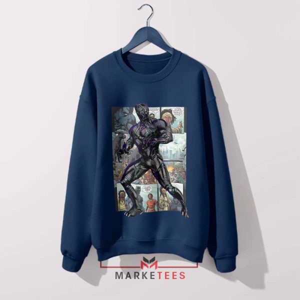 Vintage Comics King of Wakanda Navy Sweatshirt