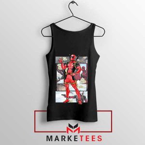 Wade Wilson's World Deadpool 3 Comic Black Tank Top