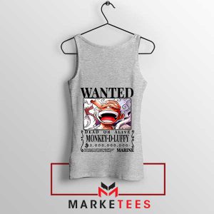 Wanted Join the Straw Hat Crew Grey Tank Top