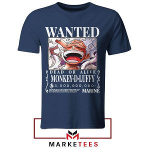 Wanted Join the Straw Hat Crew Navy Tshirt