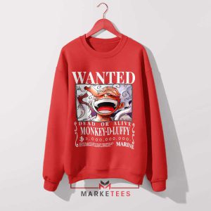 Wanted Join the Straw Hat Crew Red Sweatshirt