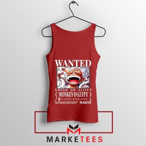 Wanted Join the Straw Hat Crew Red Tank Top