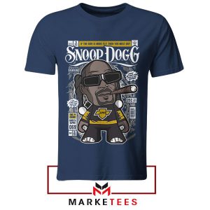 West Coast Rap Legend Snoop Dogg Navy Tshirt