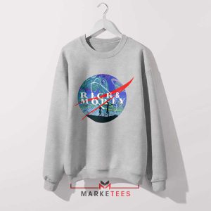 Wubba Lubba Dub Dub in Space Grey Sweatshirt