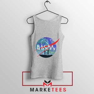 Wubba Lubba Dub Dub in Space Grey Tank Top