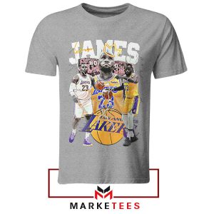 the Greatness of LeBron James Lakers Grey Thisrt