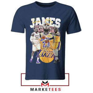 the Greatness of LeBron James Lakers Navy Thisrt